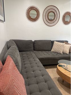 Zgallerie sectional gray