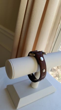 Omega Leather Bracelet