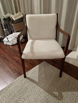 Mid Century Accent Chair Reupholstered