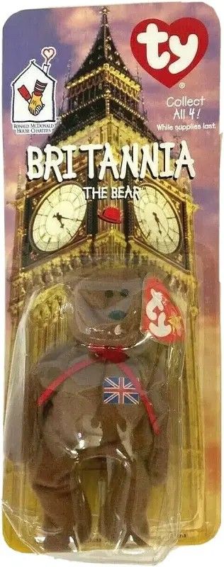 Britannia The Bear Beanie Baby TY