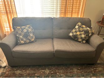 Loveseat and sofa