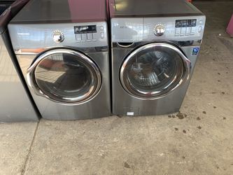 Samsung set washer and dryer electric