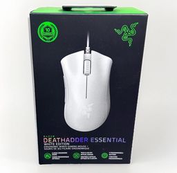 Razer DeathAdder Essential White Wired USB Gaming Mouse 6400 DPI