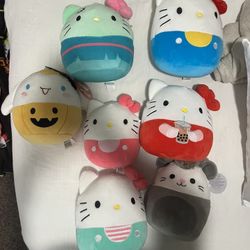 Hello Kitty And Random Squishmallow