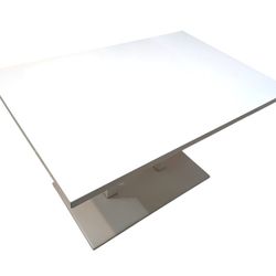 All metal - heavy duty industrial lab table. 47.25" width x 31.5" depth x 29.5" height (see photos)