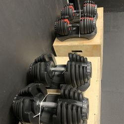 NEW 10-90 lb ‘SelectTech’ Adjustable Dumbbells (PAIR) 
