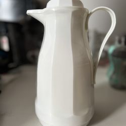 White Coffee Carafe 