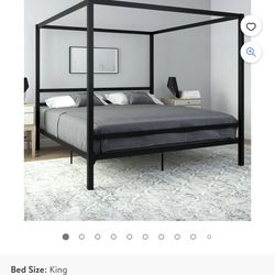 King Canopy Bed Frame 