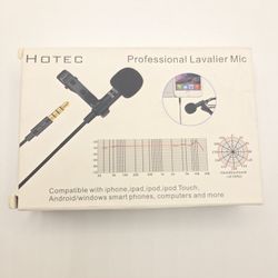 New Hotec Professional Lavalier Microphone Premium PC Tablet