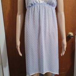 Light Blue Apt. 9 Sheer Nightgown Size XXL