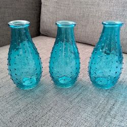 Blue Vases - Set Of 3