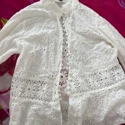 White long blouse