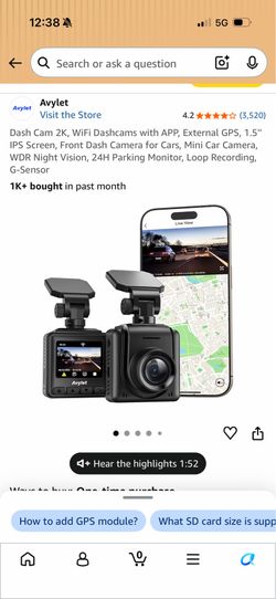 Avylet Dash Cam