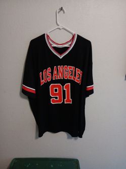 Los Angeles 91 Black Baseball Jersey