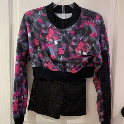 Girls Hip Hop Dance Outfit Size S