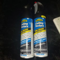 2 Cans Ceiling Texture