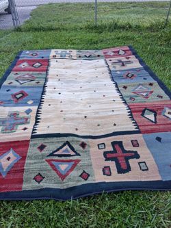 NICE LARGE 9 BY 12 AREA RUG