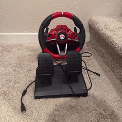 Mario Cart Steering Wheel And Gas And Brake brand New Never Used