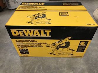 DeWalt DWS780 12" Double Bevel Sliding Compound Miter Saw