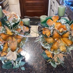 Candle Flower Table Decorations