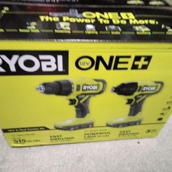 Ryobi Drill Set 