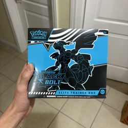 Pokemon TCG Black Bolt Elite Trainer Box ETB Factory Sealed