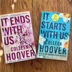 It ends with us & it starts with us books