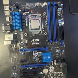 An MSI Z97 PC Mate bundled with an Intel Core i5-4690K in good, used condition