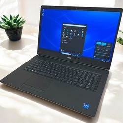 Dell i7 11th Gen vPro 8 Core 17.3” Full HD laptop workstation / Windows 11 Pro / Camera / SSD 512GB / RAM 32GB / NVIDIA / Bluetooth / Charger / Backli