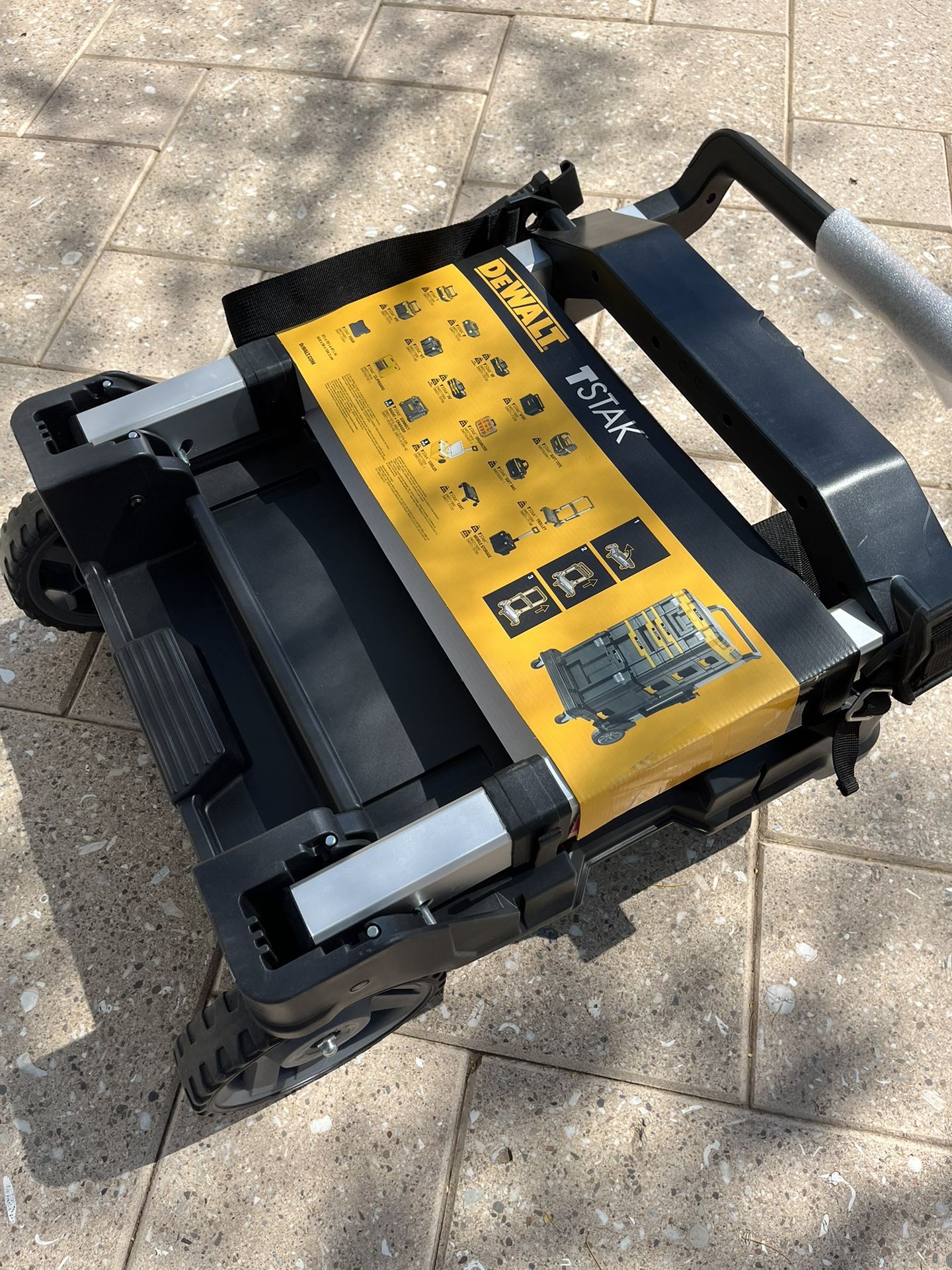 DeWalt TSTAK Stackable Utility Trolley Cart - New