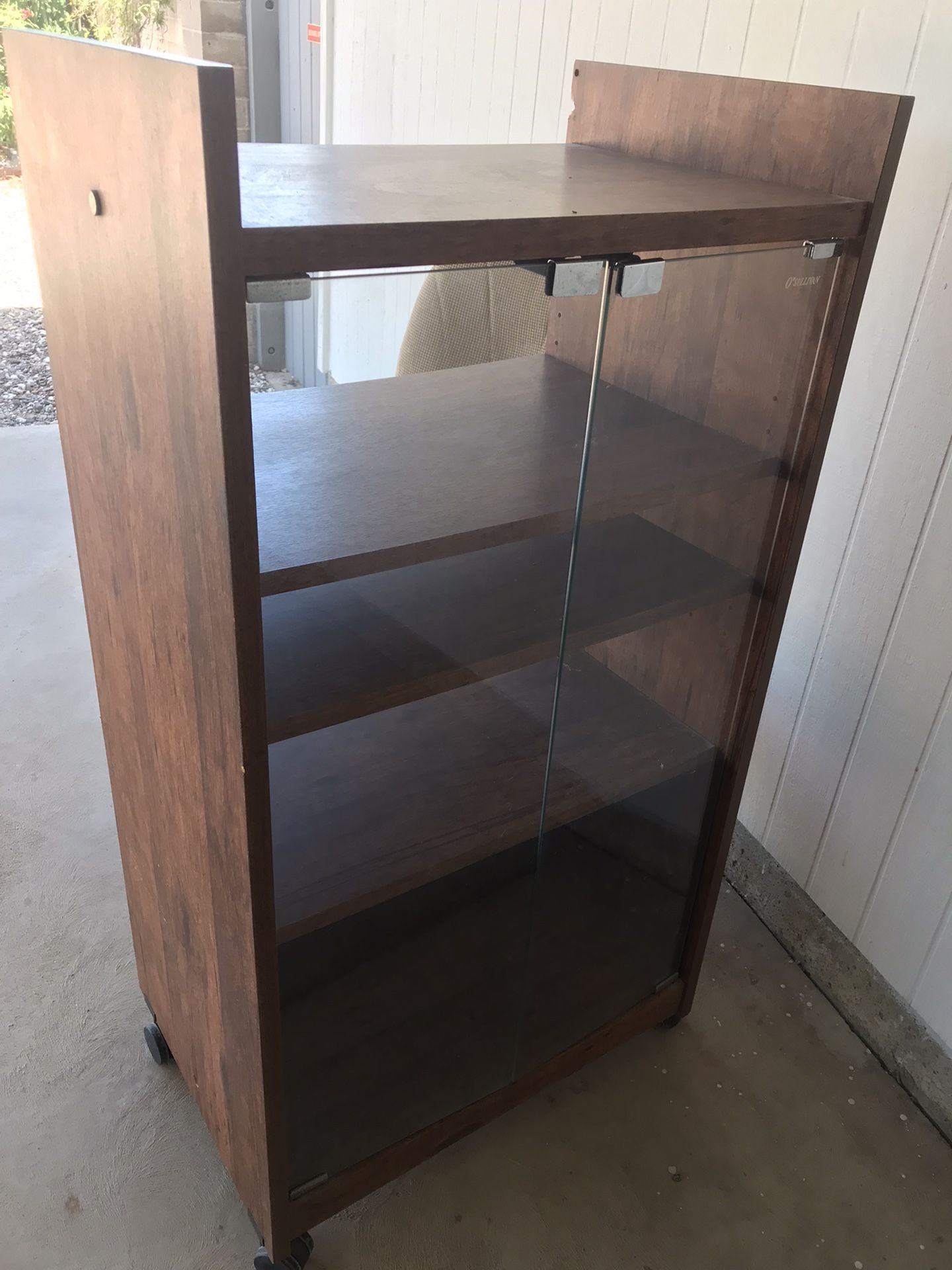 O’Sullivan Storage Cabinet On Wheels $15