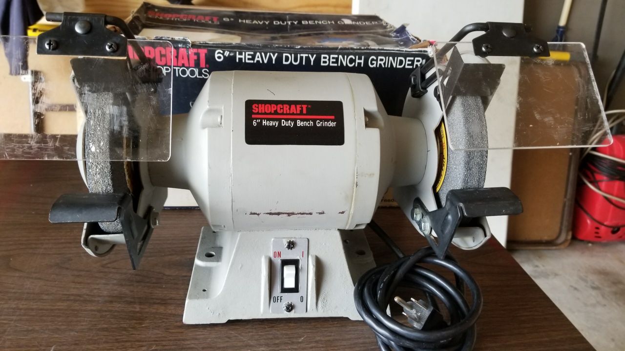 Shopcraft heavy duty bench grinder