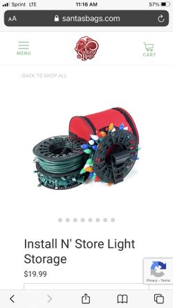 Christmas Light Reels.. $10 Each Or $20 For Both