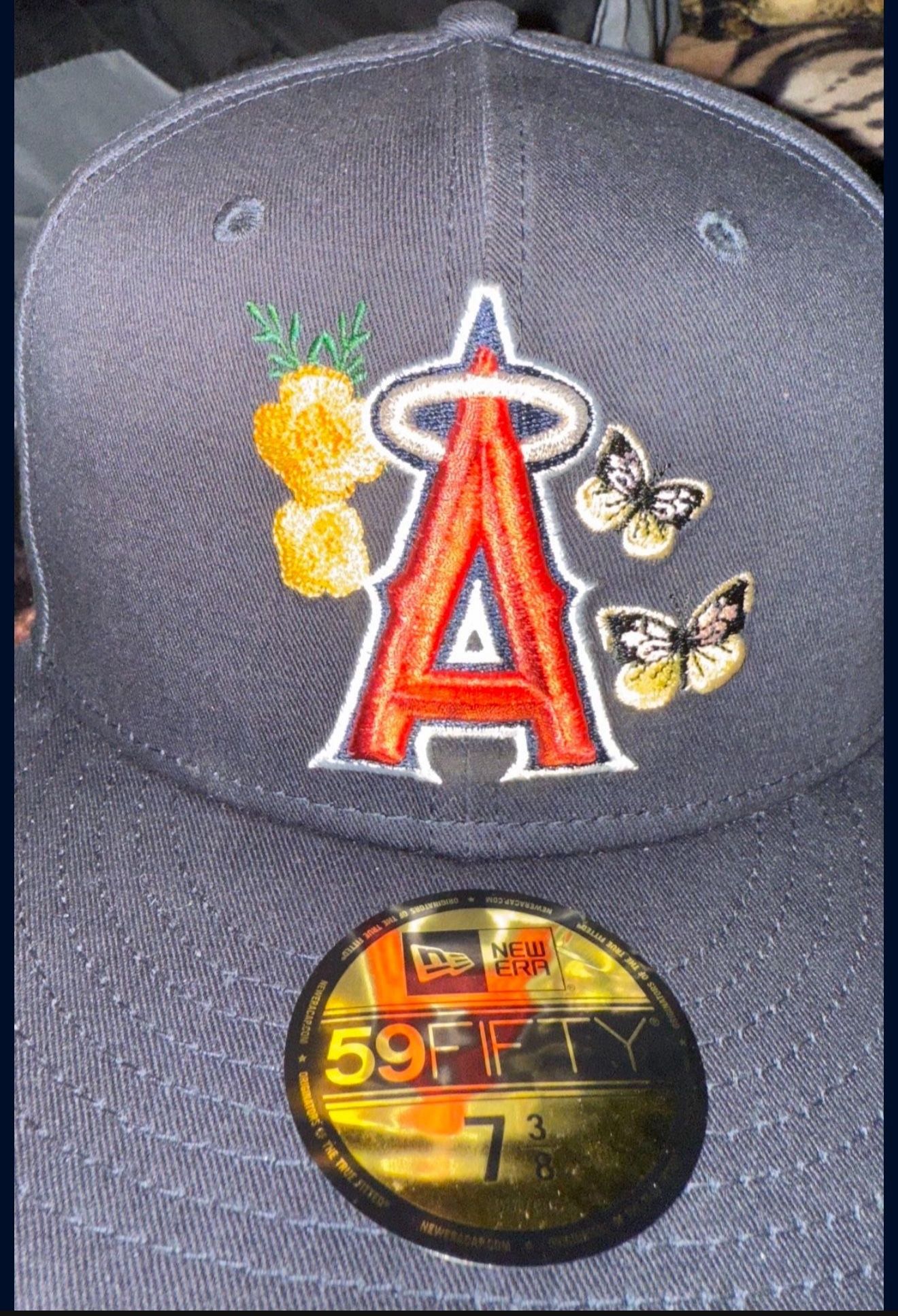 ANAHEIM ANGELS 7 3/8” NEW ERA FITTED HAT