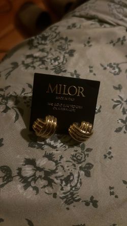 Milor 14kt gold earrings