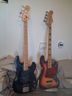 2 very good partscaster basses...Tokai...80s bass.....