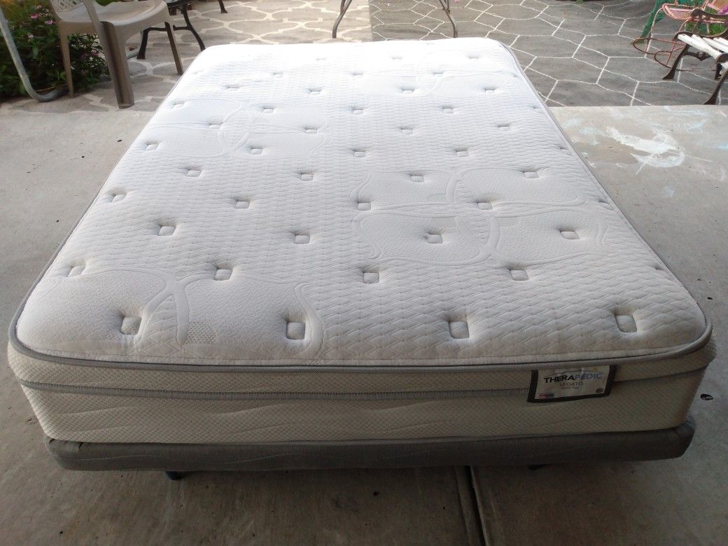 Set d Colchón Y Box Spring Full Limpios $150