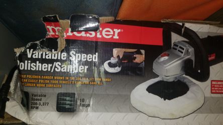 Drill master 7" variable speed polisher/ sander