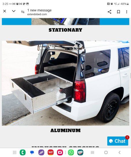 Police Slide Out Truck Bed Storage

