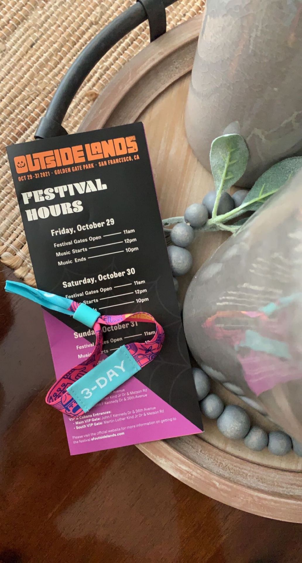 Outside Lands 3-Day GA
