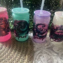 New 16oz Glass Tumblers