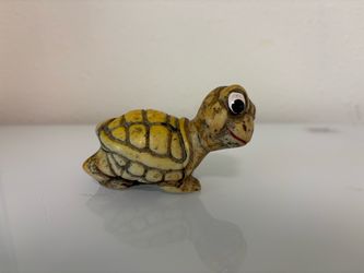 Small Ceramic Turtle Figurine