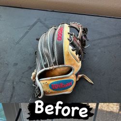 Baseball Softball Glove Cleaning Condition Relace