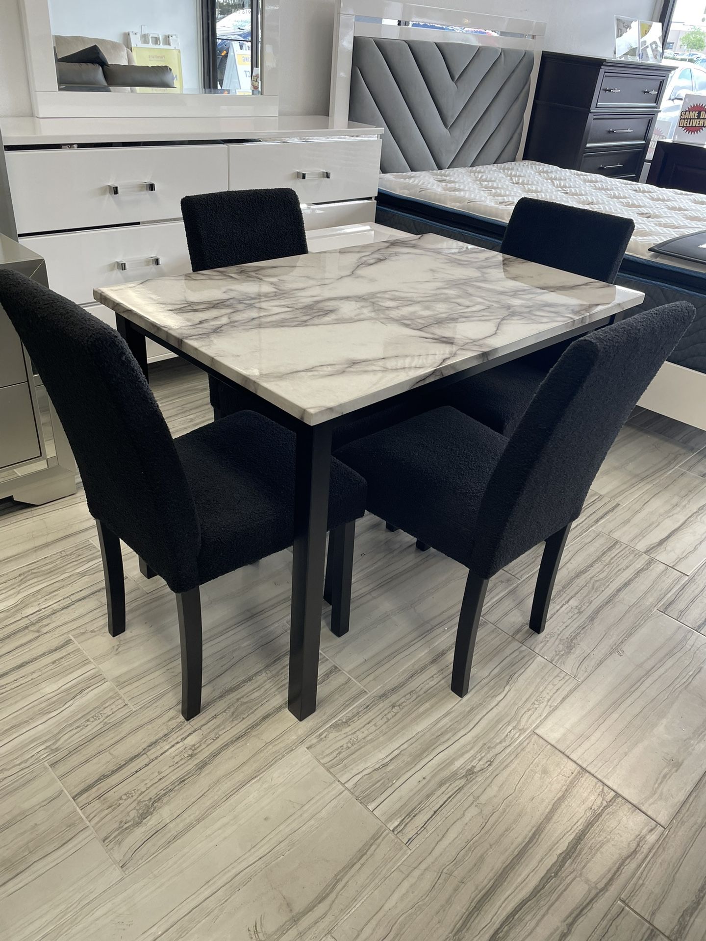 New Year Sale. Tedd dining set now only $399. Easy finance option. Same day delivery.