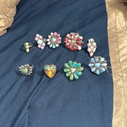 Western Sterling Silver Rings 