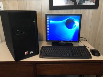 Linux Ubuntu Desktop PC/Computer + LCD Monitor Bundle