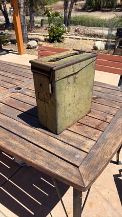 US Military tall ammo can