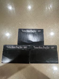 1977 United States Proof Set Lot of 3