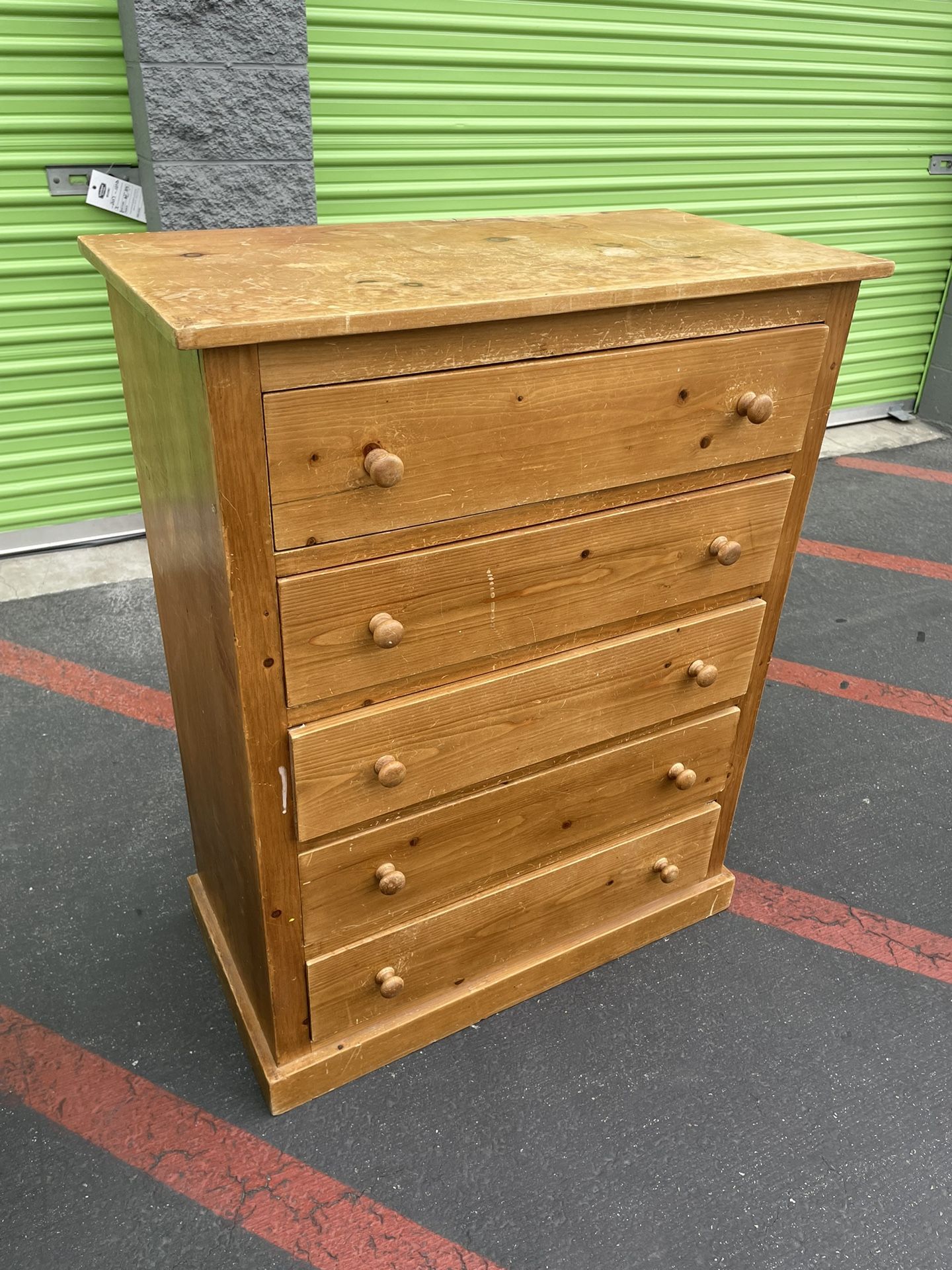 Lightweight Wooden Dresser $60