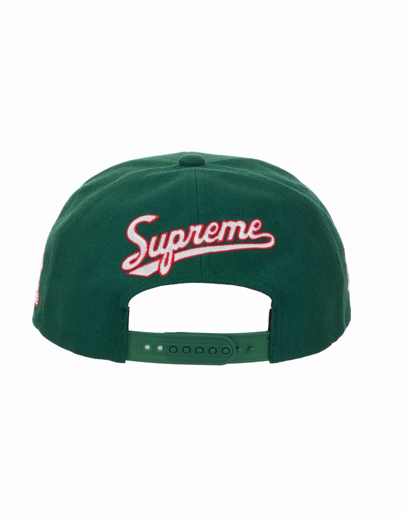 Supreme World Famous S Logo 6 panel Hat Green